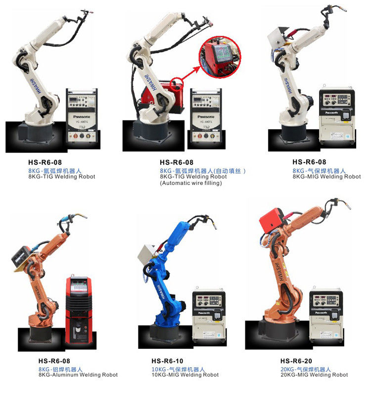 Automatic Industrial Welding Robots Machine CNC 6 Axis MIG/TIG Welding Robot
