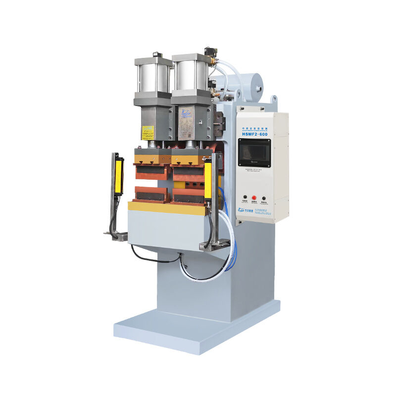 고속 정밀 접합 이중 헤드 T-버트 스폿 용접기 (금속 시트용)