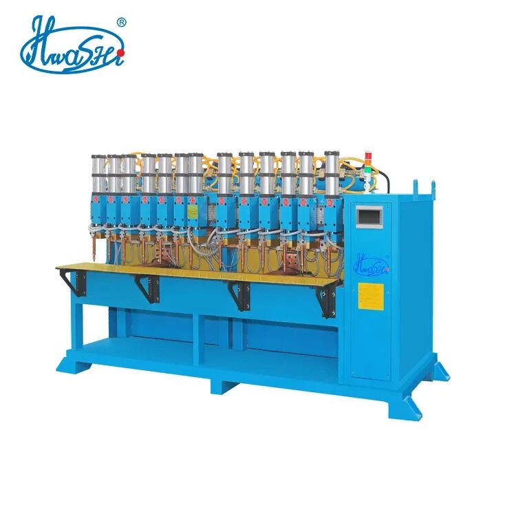 Hwashi Door Panel Multi Head Spot Welding Machine with 10 to 20 Welding Heads and 2000x300mm Platform with Touch Panel System