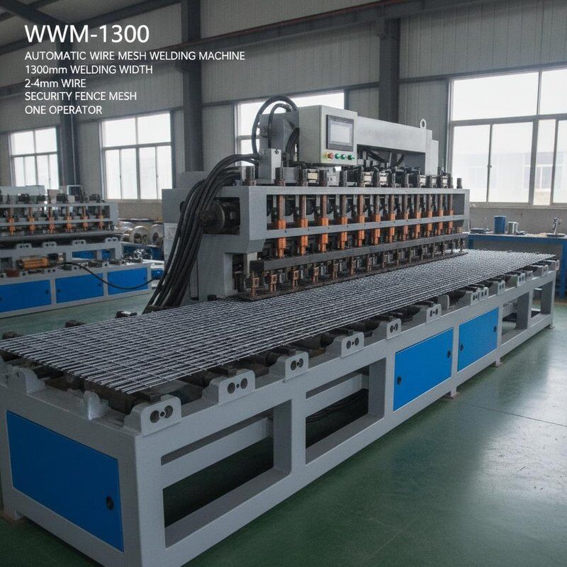 WWM-1300 자동 와이어 메쉬 용접기 1300mm 용접 폭 2-4mm 와이어 보안 펜스 메쉬 1인 작업