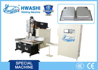 Hwashi 호텔 /Restaurant 수채를 위한 1대 년 보장 9.5V AC 자동적인 CNC 솔기 스테인리스 용접 기계