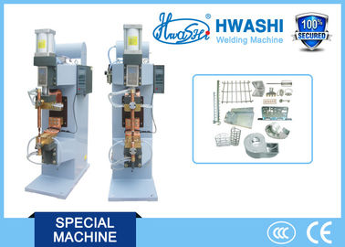 10-400KVA 하드웨어 산업에 있는 압축 공기를 넣은 투상 점용접 기계