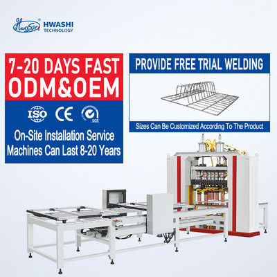 1년 보증 자동 와이어 메쉬 용접기, 최대 와이어 속도 200mm/S 및 2D 와이어 핸들 벤딩