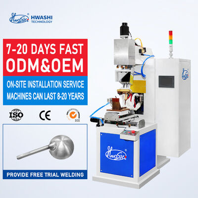 스테인레스 스틸 프로젝션 용접 기계 15KVA 전력 8000J 에너지 저장 및 1500kg 압력 가구 손잡이