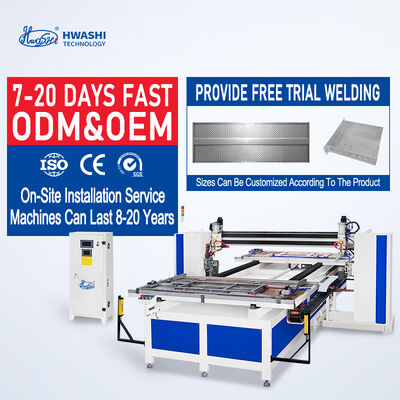 Table Spot Welding Machine with Intelligent Touch Screen Controller for 3.0+3.0 MM Welding Thickness and Precision Bending Compatibility