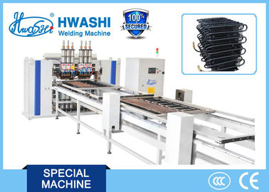 Hwashi WL-MF-160K 6 머리 자동적인 냉장고 콘덴서 철망사 용접 기계