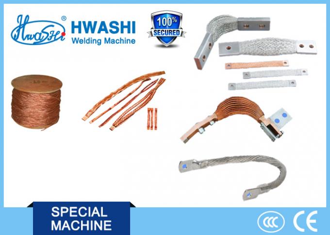 Hwashi 자동적인 저항 반점 용접공, 구리 땋는 철사 용접 기계