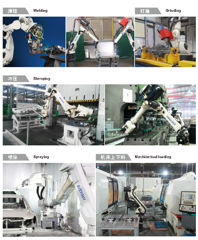 HWASHI 로봇식 팔 아크 산업 6개의 축선 tig 용접 로봇