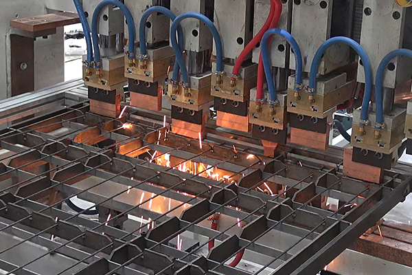 전기 제어 시스템 냉각 시스템 및 PLC 운영 제어 시스템과 함께 와이어 메시 용접 기계 2